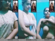 Sexy Desi Girl Shows Nude Body On VC